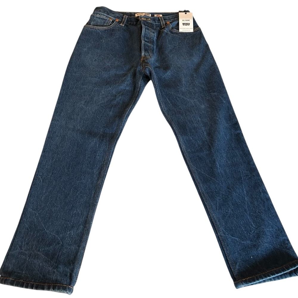 Re/Done Levi’s High Rise Ankle Crop Jeans